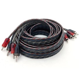 Sundown Audio SB4RCA-20 4-Channel 20ft Twisted Cable RCA