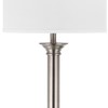 SAFAVIEH Lighting Collection Livia Modern Farmhouse Nickel 60-inch Living Room