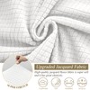 ALIECOM 100% Waterproof Reclining Sectional Couch Covers Jacquard Stretch 2-Piece