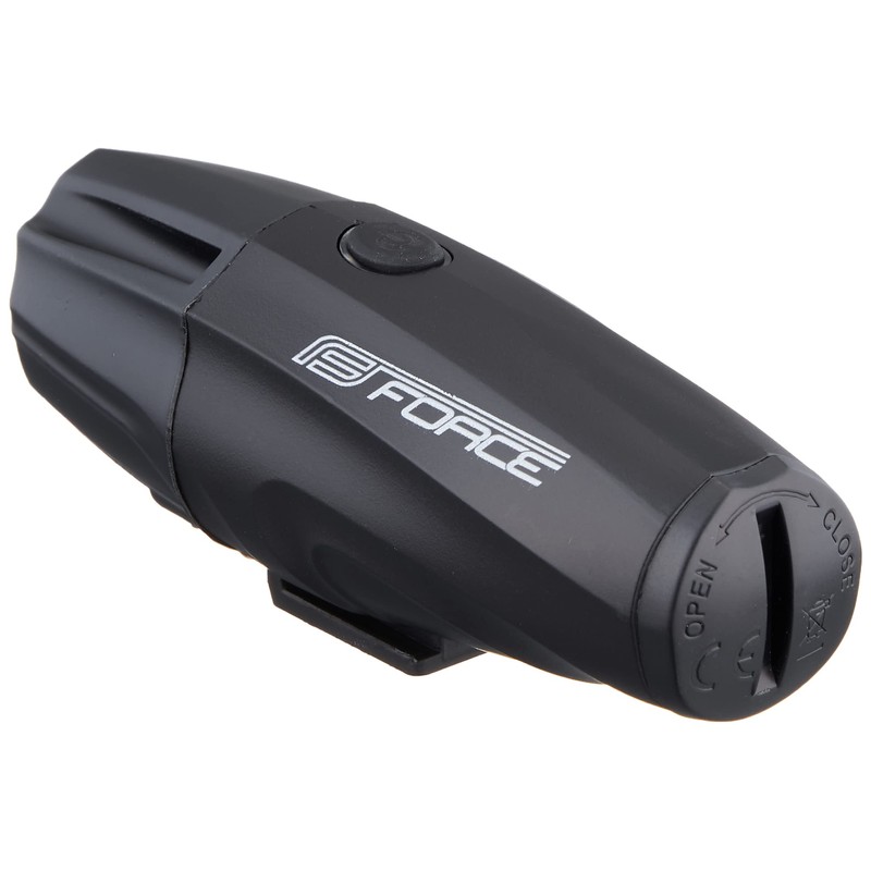 FORCE 80107 SHARK Headlight for Bicycles, 700 Lumens, USB Charging,