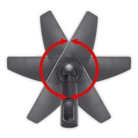 PRIMEBAG Swingflex Swivel Floor Nozzle - Swivel & Soft Horsehair - Compatible with Miele Blizzard CX1 Complete, Compact, Classic C1 C2 C3 S8 S6 S5 S4 S2 H1 S8340 Series