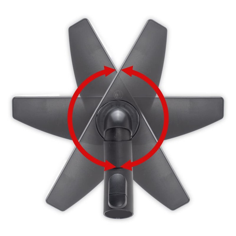 PRIMEBAG Swingflex Swivel Floor Nozzle - Swivel & Soft Horsehair