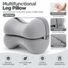 Contoured Memory Foam Knee Pillow for Side Sleeping – Cooling