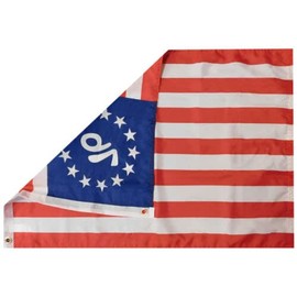 2X3 Betsy Ross Bennington 76 100D Woven Poly Nylon 2'x3' Flag Banner Grommets