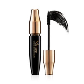 MĒTYSUR Volumizing Mascara, Buildable, Washable, Voluminous & Lengthening, Defining, Curling, Long-Wearing and Smudge Proof, Usma Grass Nourishing Formula, Blackest Black, 0.7 Fl Oz