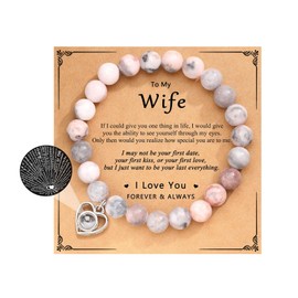 Couples Bracelets Matching Bracelets for Couples Bead Bracelets Long Distance Bracelet Valentines Bracelets Valentines Day Gift Couples Gifts for Him and Her