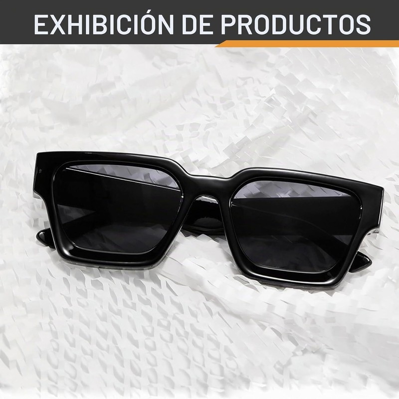 anteojos de sol polarizadas cuadradas retro para hombres y mujeres,