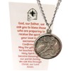 Westmon Works St Michael Pewter Confirmation Medal Round Medallion with