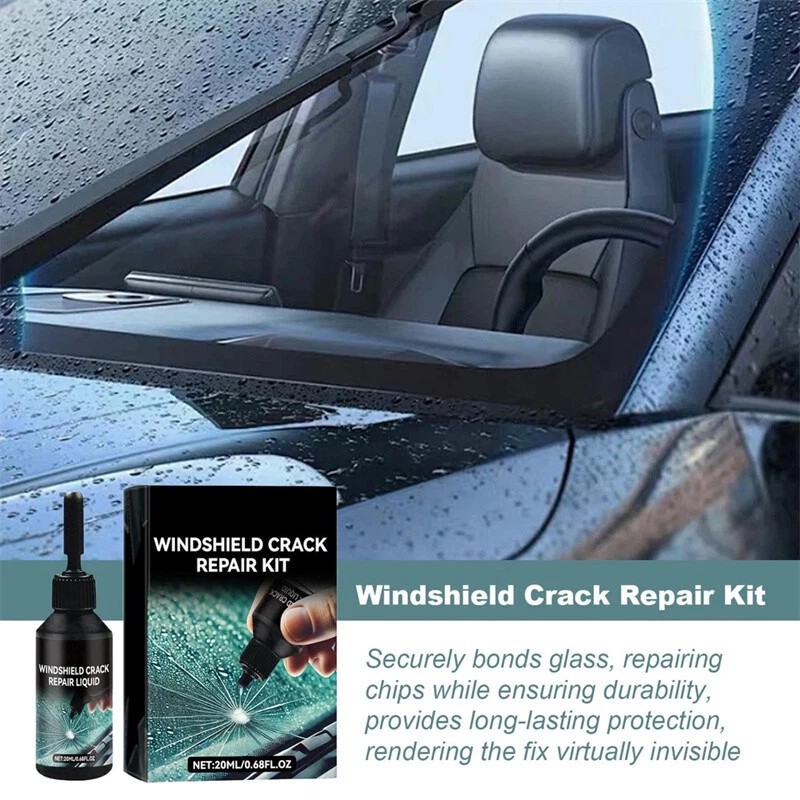 Automotive Glass Repair Kit Fluid Fix Car Windshield Resin Chip