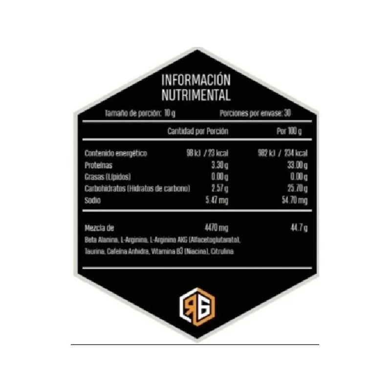 Pre Entreno Red Gold Clembu-nox Winny 300 Gr 30 Servicios