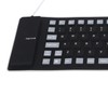 Silicone Keyboard Fully Sealed Design Lightweight Portable Silent Soft Comfortable