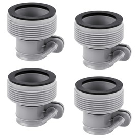 PEUTIER 4pcs Pool Hose Adapters, Versatile Type B Pool Hose Connector Pool Hose Connector B Kit Swimming Pool Accessories Fits For Intex Filter Pumps 1.5in Pool Joints