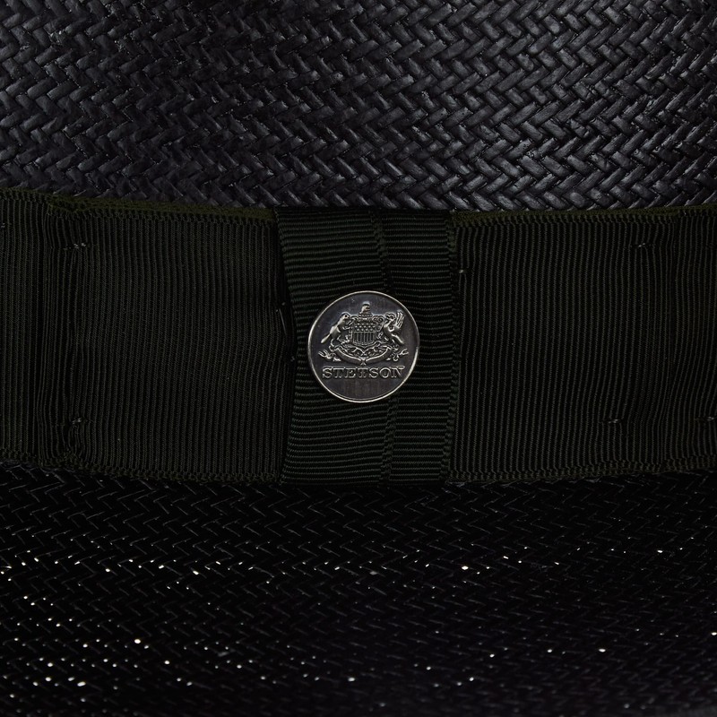 Stetson Hats Tri-City Black Fashion Straw Hat Black M