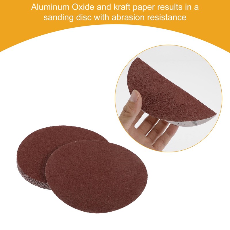 Partuto 10 Pcs 6inch 40 Grit Universal Sanding Discs -