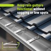 5" 100 Pcs Heavy Duty Hidden Aluminum Gutter Hangers with