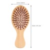Baluue 2Pcs Wooden Combs Set - Mini Air bag Hair