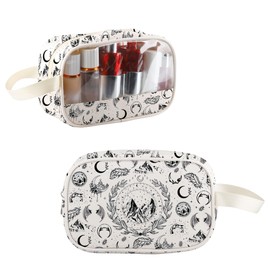 TOBGBE Fantasy Book Lovers Gifts City of Starslight Clear Makeup Bag Ac-Tar Series Merch Fantasy Romance Novel Novelty Gift (City of Stars Light Clear MB)