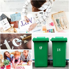 Dovetails Vintage Big Letter U Stencil 120 mm tall Modern Alphabet Style