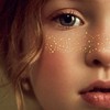 Hebterrka Glitter Freckles Face Tattoo, Pack of 4 Glitter Freckles