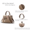 Nicole&Doris Bowknot Women Handbag Crossbody Shoulder Bag Waterproof PU Leather
