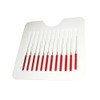 Bergeon 3008 Assortment of 12 Cutting Broaches with Handle -