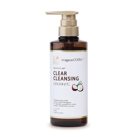 Setagaya Cosmetics Clear Cleansing Gel, Coconut, 14.1 oz (400 g), Approx. 3 Month Supply, Skin Care, Additive-Free, Dry Care