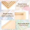 PATIKIL 6 x 6 Inch Wood Panel Board, 4 Pack