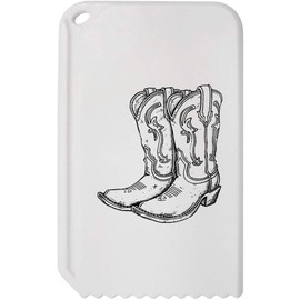 Azeeda 'Cowboy Boots' Plastic Ice Scraper (IC00045276)