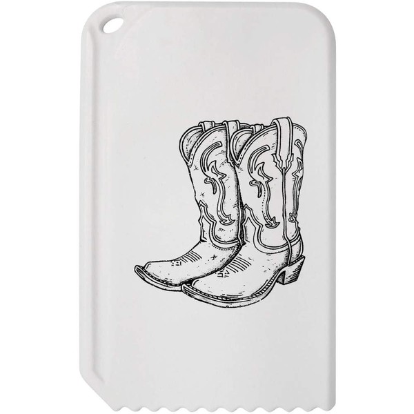 Azeeda 'Cowboy Boots' Plastic Ice Scraper (IC00045276)