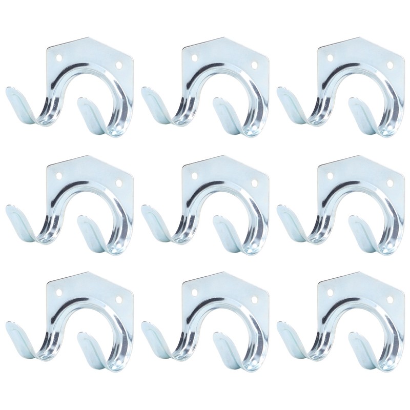 25Pcs Storage Hook Galvanized Steel Tool Hanging Accessory Set Kit