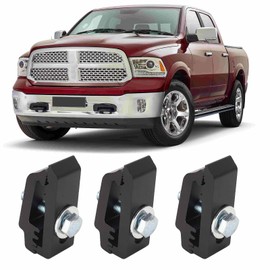 6pcs Truck Bed Cover Clamps 1112514 Aluminum Low Pro Mounting Clamps for Truck Topper Cover Cap camperr Shell with Strong Fastening Performance Fit Most Truck Beds (Black)