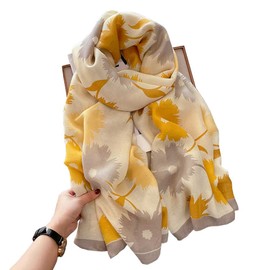 First Choose Cotton Linen Feeling Women Large Long Scarf Shawl Check Style Sunscreen Shawls Wraps Lightweight Pattern