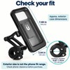Waterproof Motorcycle Bike Mobile Phone Holder Support Universal Bicycle GPS
