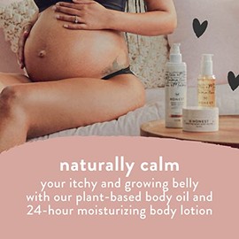 The Honest Company Honest Mama Bump Love Bundle | Body Butter 4 Oz + Body Oil 4.2 Fl Oz Duo | Mama Bundle, 8.2 Fl Oz, 2 Piece Set