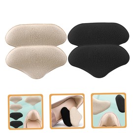 PACKOVE 2 Pairs Heel Cushion Inserts for Women Shoes Self-Adhesive Soft Heel Liners Thin Sweat-Absorbent Pads to Prevent Blisters and Shoe Slipping Comfortable Cushion and Sneakers