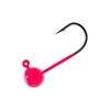 Temorah Fly Tying Jig Heads (Fluorescent Pink, 1/8 OZ 50PCS)