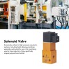 3 Way 2 Position Solenoid Valve G1/4in 8mm High Pressure