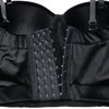 ELLACCI Velvet Soft Bustier Crop Top Push Up Women's Corset