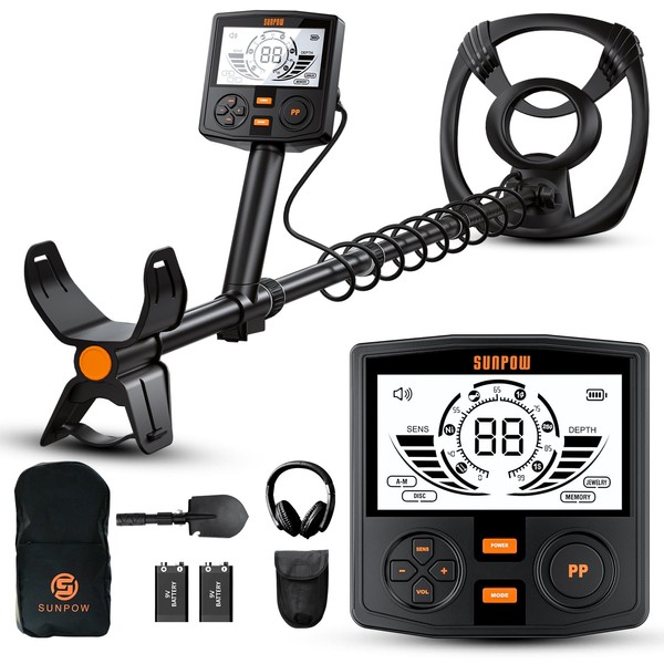 SUNPOW Metal Detector for Adults Professional - High Accuracy with