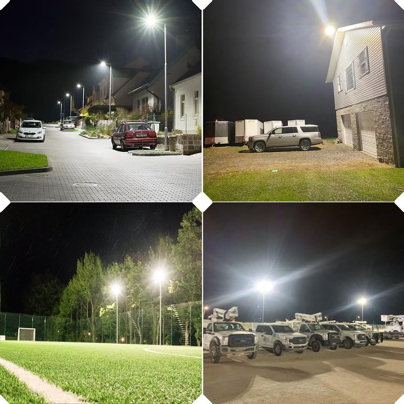 HYPERLITE LED Parking Lot Lights 200W with Dusk to Dawn