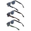 V.W.E. 3 Pairs Matte Military Camouflage Print Classic Comfortable Reading