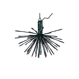 Vickerman 80Lt x 16" Green Starburst Red 5mm LED Lights.