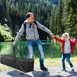 INFANZIA 50 Inch Zipper Travel Duffel Gym Sports Luggage Bag, Water Resistant Oversize, Black