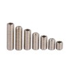 BOZONLI Stainless Steel Grub Screws, Hexagon Socket Screws, Headless Screws,