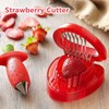 3 Pcs Strawberry Huller Tool, Strawberry Cutter,Stainless Steel Core Pit