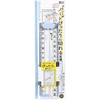 Kutsuwa BL XS06BL Ruler That Can Be Perfectly Cut to Notebook