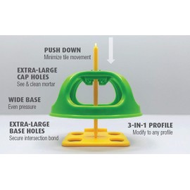 Miracle Sealants LEVEOLUN5 Levolution Universal Tile Spacing Tools, Green