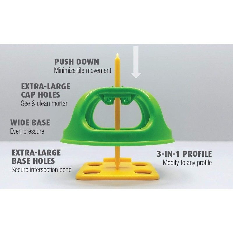 Miracle Sealants LEVEOLUN5 Levolution Universal Tile Spacing Tools, Green