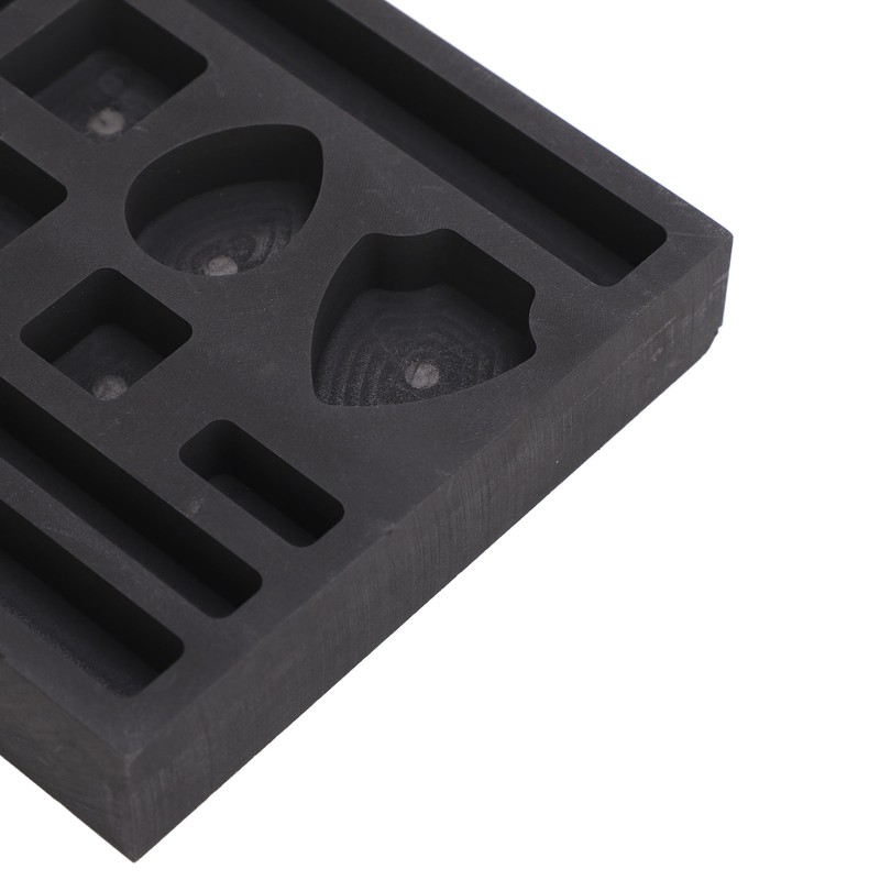 Graphite Ingot Mold for Metal Casting 11 Holes Easy Demoulding