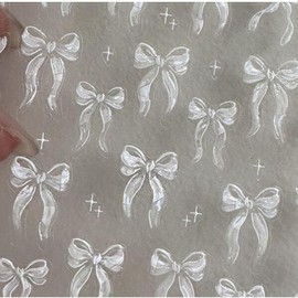 Tomoni Wedding Ribbon Nail Sticker 5011 (1 pc), 1 pc / 토모니 웨딩리본 네일스티커5011(1개), 1개